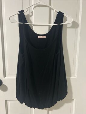 Women's Black Sleeveless Tank Top